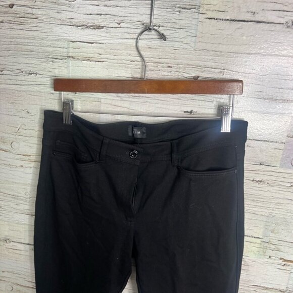 White House Black Market Dress Pants the Slim  Size 8 black - Picture 3 of 8